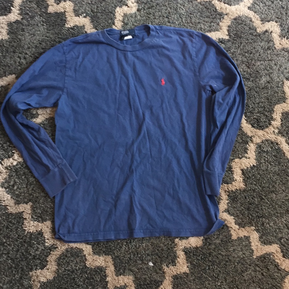 Ralph Lauren polo blue long sleeve shirt
